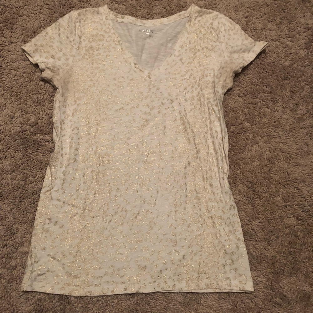 V-Neck Printed Tee